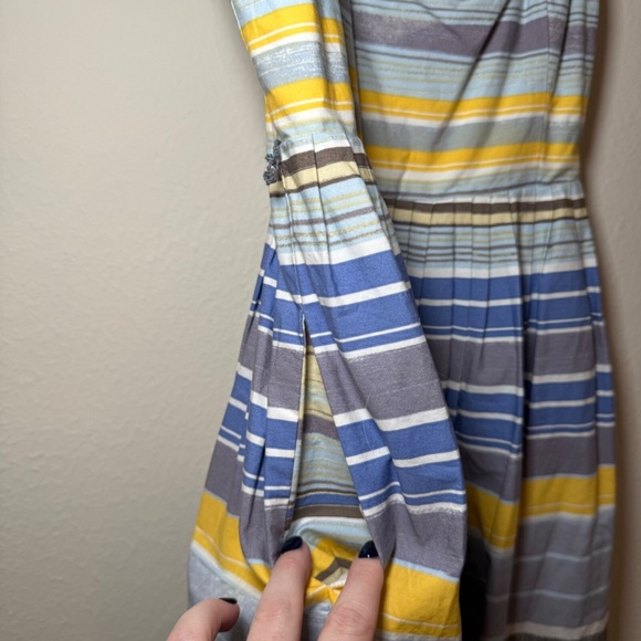 Maeve Anthropologie Multicolor Stripe Sundress Women’s Size 2 Summer Cotton - Picture 4 of 8